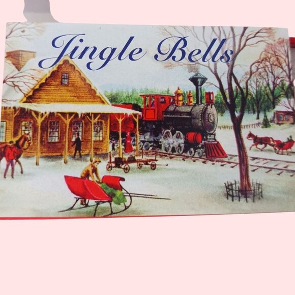 Mr. Christmas Matchbox Melodies Jingle Bells Music Box W/ Animated Scene Plays S - Picture 9 of 10